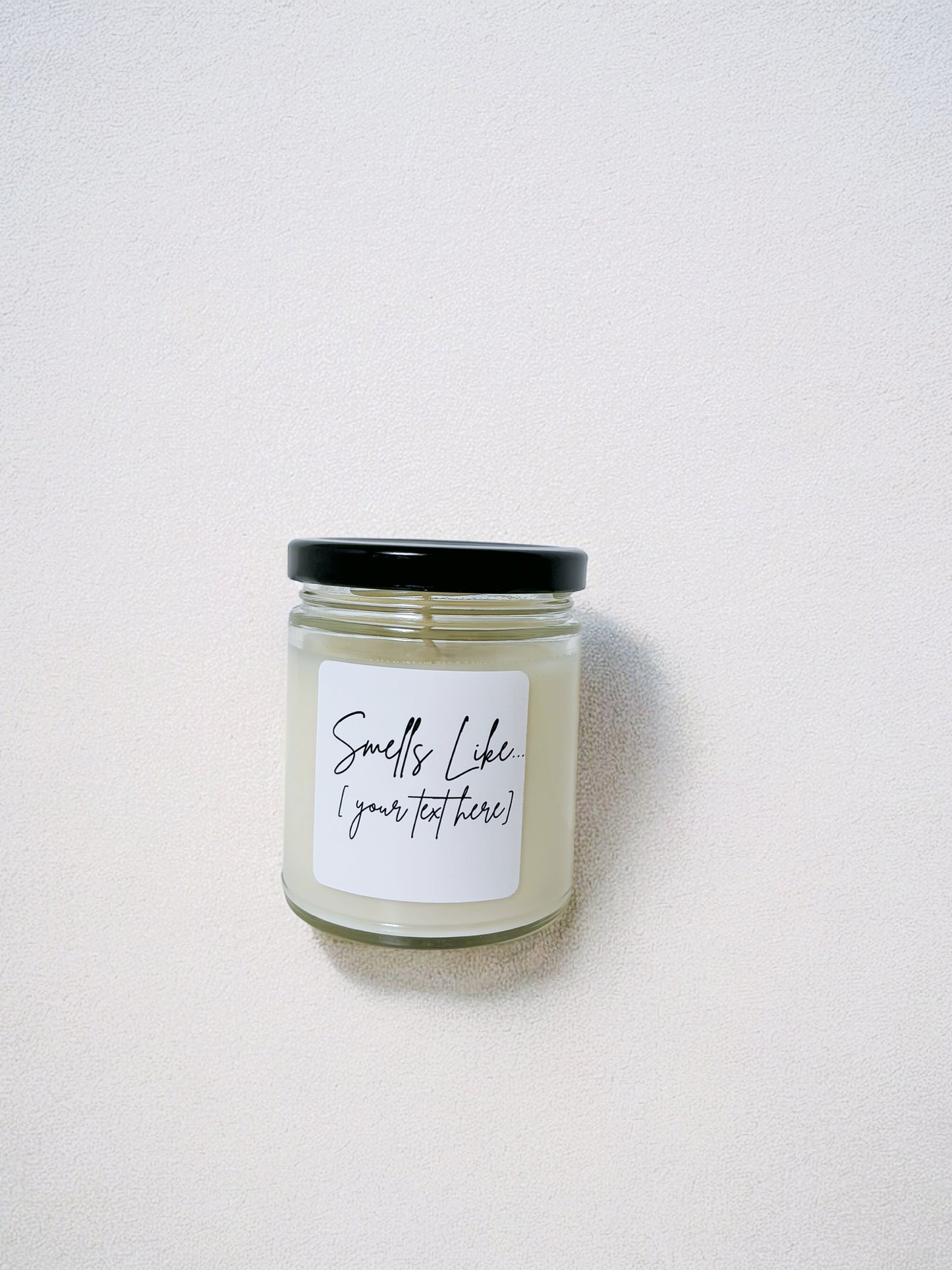 Custom Label Clear 9oz Candle