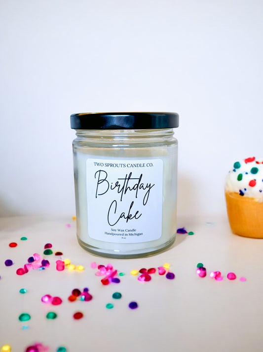 9 oz Birthday Cake Candle