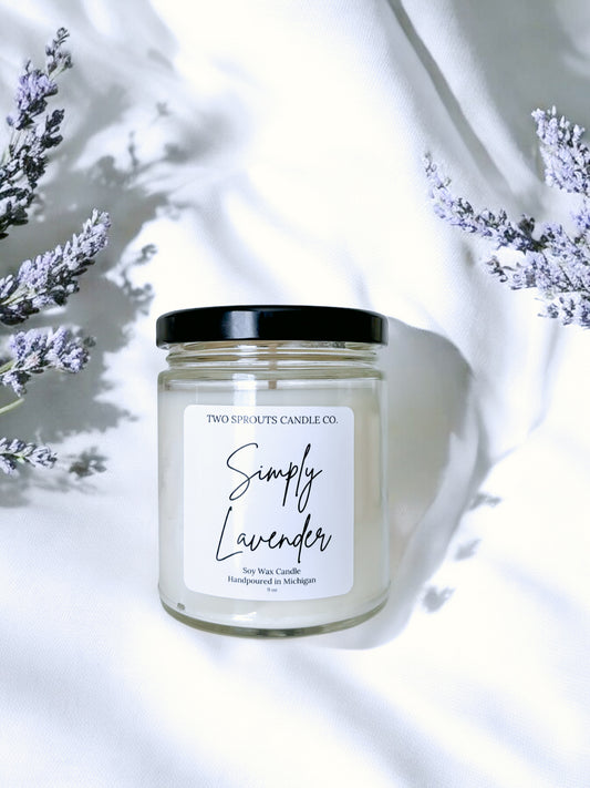 9 oz Simply Lavender Candle